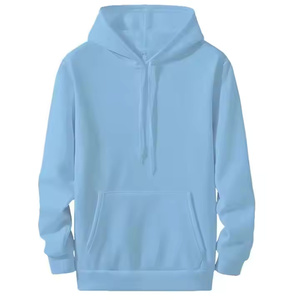 Sudadera con Capucha de Lana Cálida para Invierno, Estilo Urbano, Poliéster/Algodón Transpirable, Diseño Estampado Sólido, Talla Grande - Product Image 6