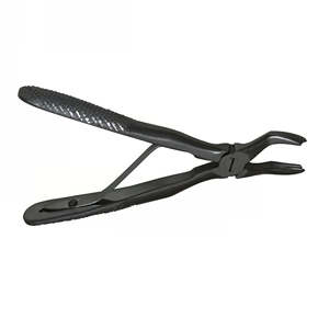 Pinzas de extracción Klein Fig 3, alicates de extracción de dientes recubiertos de titanio negro, acero inoxidable OEM disponible - Product Image 2