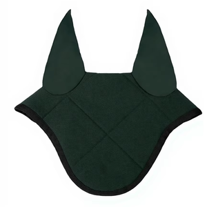 Tissu élégant, léger et respirant pour le confort, la protection contre les mouches et la performance, voile anti-mouches en crochet pour cheval, bonnet d'oreille doux - Product Image 1