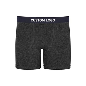 Vente en gros de sous-vêtements masculins de marque de mode avec logo personnalisé Boxer en coton respirant pour hommes Boxers en coton pour hommes - Product Image 1