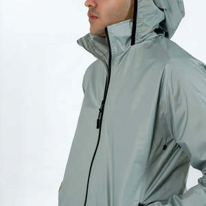 Chaquetas Cortavientos de Calidad Premium Baratas al por Mayor, Ajuste Regular, para Hombre, Chaquetas Impermeables con Logotipo Personalizado Impreso - Product Image 4