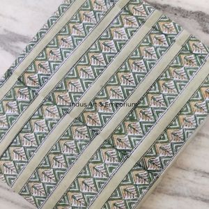 Bloque estampado algodón Cambric 60X60 tela para correr tradicional Jaipuri estampado tela de algodón - Product Image 2