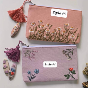 กระเป๋าผ้าลินินปักมือ ลายปักหลากสี กระเป๋าเป้ผ้าลินิน 100% ผ้าลินินนุ่มซักแล้ว ผลิตแบบ OEM ในเวียดนาม - Product Image 2