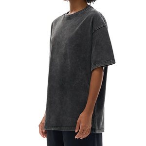 เสื้อยืดผู้ชายสั่งทำพิเศษ ผ้าหนัก 230 กรัม พิมพ์ลายโลโก้ด้านหน้า สไตล์วินเทจ โอเวอร์ไซส์ ลำลอง พิมพ์สกรีน เป็นมิตรกับสิ่งแวดล้อม แห้งเร็ว - Product Image 4