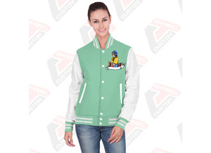 Venta caliente de las mujeres Casual Street Wear Varsity Jacket Nueva moda de impresión personalizada chaqueta transpirable para las mujeres - Product Image 2
