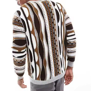 Sweatshirts surdimensionnés personnalisés en gros, nouveau design, pour hommes, col rond, 100% coton, uni, décontracté, vêtements d'hiver - Product Image 3