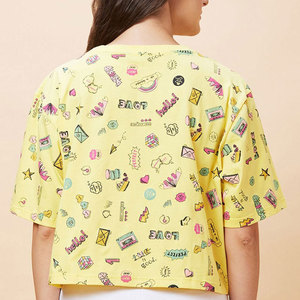 Transpirable de alta calidad Mujeres Fitness Crop Top Camisas Pakistán Fabricante Mujeres Fitness Crop Top Camisas - Product Image 5