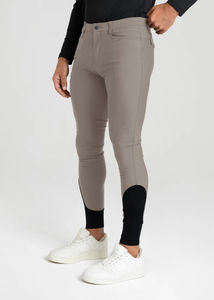 Culottes d'équitation pour hommes, coupe ajustée, tissu extensible respirant, jodhpurs durables pour l'entraînement et la compétition - Product Image 5