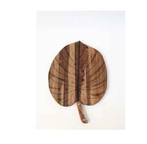 Platos de hojas de madera de acacia natural de buena calidad platos de servicio de restaurante para artesanía natural de tamaño personalizado - Product Image 6