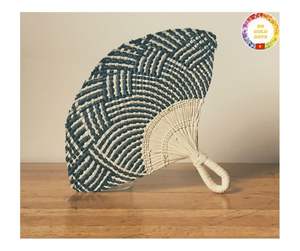 Venta al por mayor Seagrass Handfan Vietnam Handwoven Cooling Tool para uso diario Ventas al por mayor Seagrass Handfan Export Standard - Product Image 5