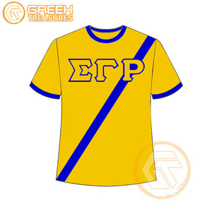 Vente en gros de t-shirt Sigma Gamma Rho pour femmes vêtements de sororité jersey de coton t-shirt respirant de haute qualité vêtements grecs pour femmes - Product Image 6