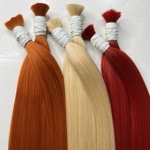 Extensiones de Cabello Vietnamita Virgen 100% Natural, Liso, Rojo Claro, de un Solo Donante - Product Image 3