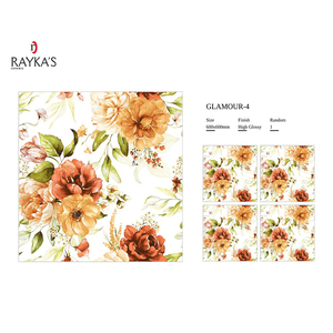 Azulejo de porcelana de losa de gran tamaño, diseño Popular, aspecto de mármol, sinterizada losas de piedra, alto brillo para pisos de pared - Product Image 4