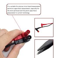 Câbles de test de capacité pour détecteur de condensateurs, accessoires universels pour multimètre de résistance, cuivre PVC 1000V 20A