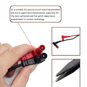 Pince de test de capacité pour multimètre, universelle, pour test de résistance et de capacité, accessoires en cuivre et PVC - Product Image 3