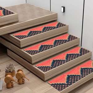 Vintage Floral Printed Rug, Kilim Decor, Washable, Turkish Design,Step Rug - Product Image 4