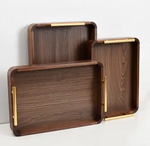 Mesa de comedor enrollable de tabaco de color con logotipo personalizado, bandeja rodante de madera, bandejas de bambú para servir, el mejor vendedor, Trey de madera - Product Image 1