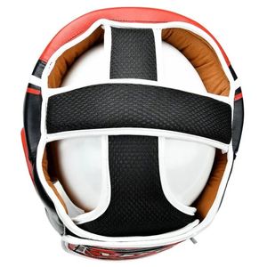 Wholesale Professional Open-Face <b>Boxing</b> Head Guards Full Face Chin <b>Protection</b> Custom Made Printed PU Material Breathable - Product Image 3