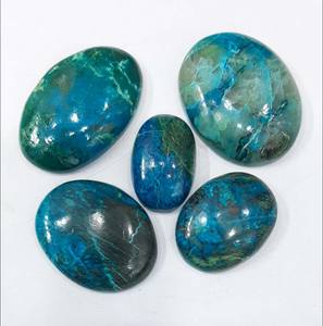 อัญมณีมาลาไคต์ทรงหลวมเรียบสำหรับการทำเครื่องประดับครบรอบการทำเครื่องประดับอัญมณีสำหรับการทำเครื่องประดับฤดูร้อน - Product Image 5