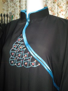 Nouvelle Abaya Style Zip Avec Main Pierre Travail Islamique Dubaï Fsahion Abaya - Product Image 2