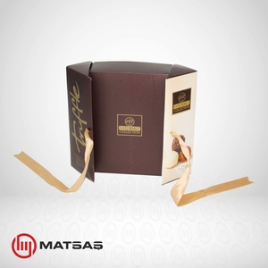 Wholesale Luxury Custom Candy Paper Box Gold Foil Logo Paper Lid Magnet Chocolate Bonbon Packaging Box With Flip Lid - Product Image 2