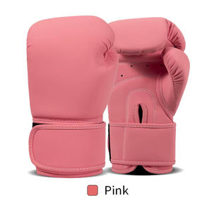 Logo personnalisé MMA Kickboxing Muay Thai Gants de boxe avec sangle en cuir véritable PU à vendre - Product Image 3