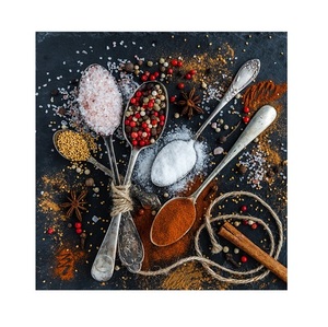 Cuchara de acero inoxidable hecha a mano pura con juego de 8 cucharas y 4 son plateadas y 4 doradas pulidas a muy buen precio - Product Image 2