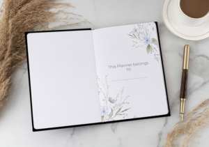 LABON Zodiac Self Care Journal A5 Cuir Noir PU Doré Design Hardcover Daily Wellness Planner avec Astrology Design - Product Image 2