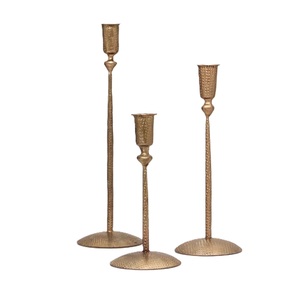 Candelabro de decoración de Hotel y restaurante, Color dorado, precio asequible, excelente diseño, decoración del hogar, portavelas Tapper - Product Image 4