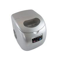 Machine à glaçons de comptoir domestique électrique avec refroidisseur d'eau Mini machine à glaçons portable 12kg/24h Machine à glaçons domestique