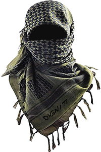 Arafat 100% Cotton Voile Summer Arab <b>Infinity</b> <b>Scarf</b> Plain Green Shemagh Shawl for Adults and Muslims Made in India - Product Image 2