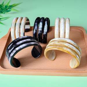 Corne de buffle de boeuf naturel bijoux de main de mode bracelet manchette bracelets collier bijoux de mode de luxe fabriqués à la main personnalisés toutes les tailles - Product Image 4