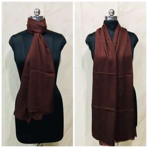 Estola de Lana 100% Cachemira Ligera y Transpirable con Borlas, Bufanda Suave para Mujer, Estilo Largo para Fiestas de Otoño - Product Image 1