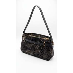 Bolso de mano y bandolera de piel de ante estampada auténtica - Hecho en Italia - Art. 26107 - Product Image 3
