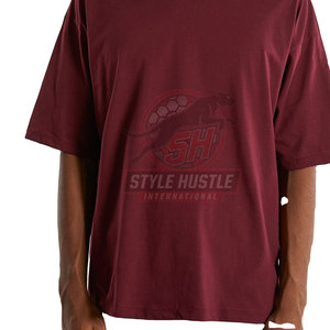 Camiseta de Corte Cuadrado en Color Sólido, Tejido Suave, Fabricada en Fábrica, Duradera, Fácil de Usar, Camiseta en Línea - Product Image 5