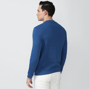 Sudadera de cuello redondo de gran tamaño de algodón 100% para hombre de calidad caliente, secado rápido, transpirable, diseño liso, estampado de capucha, patrón de ropa de invierno - Product Image 3