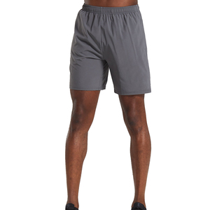 กางเกงขาสั้นออกกำลังกายแบบลำลองสำหรับผู้ชายแนวสตรีทตัวใหญ่พิเศษผ้าไนลอนสีเข้มกันรอยยับไม่ยับสำหรับใส่วิ่งออกกำลังกายสีพื้นเป็นมิตรกับสิ่งแวดล้อม - Product Image 1