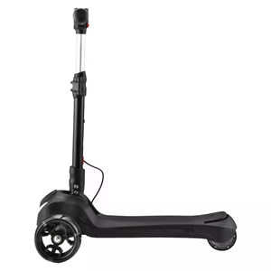 Patinete eléctrico moderno de 3 ruedas al por mayor para niños barra de luz LED pantalla LCD cuerpo de aleación ajustable en altura plegable al aire libre - Product Image 6