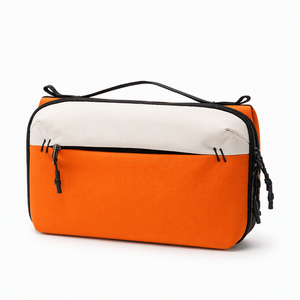 Foldable Clamshell Organizer <b>Bag</b> Nylon Dust and Moisture Resistant for <b>Cables</b> Travel Commute - Product Image 1