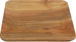 Assiettes de service carrées en bois modernes pour restaurant de pizzas, vaisselle décorative - Product Image 6