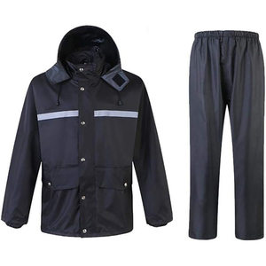 Ensemble de veste et de pantalon de pluie réfléchissant pour adulte, imperméable, avec logo personnalisé, 2025, en vente - Product Image 1