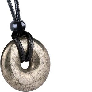 Chất Lượng Tốt Nhất Và Giá Rẻ Giá Đá Tự Nhiên Vàng <span class=keywords><strong>Pyrite</strong></span> Vòng <span class=keywords><strong>Donut</strong></span> Mặt Dây Chuyền Cho Quà Tặng Và Jawellery Cho Bán Từ Soha Agate - Product Image 1