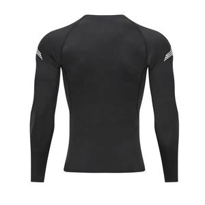 Jiu Jitsu Rash Guard 100% Polyester sur mesure de haute qualité à manches longues MMA Compression Rash Guard pour hommes MS-RG-03 - Product Image 6