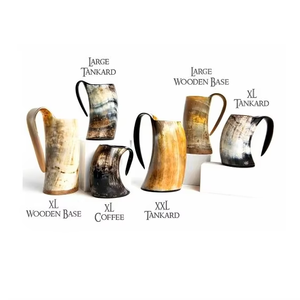 Tasse en corne de boeuf Viking de style moderne personnalisable Verre à bière écologique de meilleure qualité Forme parfaite pour profiter de votre boisson - Product Image 6
