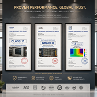 Showroom mobile extensible de luxe, bureau préfabriqué moderne en conteneur avec façade en verre