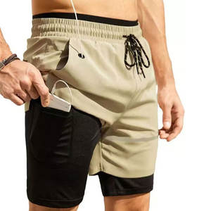 Precio razonable, el mejor diseño, mallas para hombre con pantalones cortos, pantalones cortos de algodón ligeros de secado rápido y transpirables para hombre con tamaño de logotipo personalizado - Product Image 5