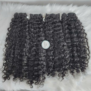 Paquetes de cabello humano Remy virgen vietnamita de color natural con cierre 100% cabello humano virgen - Product Image 1