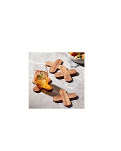 Polished Wooden <b>Coaster</b> Collection Featuring Smooth Edges <b>For</b> Safe And Stable <b>Drink</b> Holding - Product Image 1