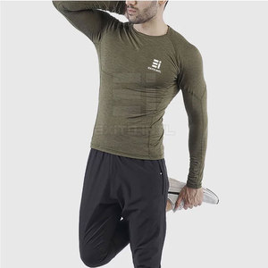 Support Running Gym Training Top High Performance <b>Men</b> <b>Compression</b> <b>Shirt</b> <b>Men</b> Athletic <b>Compression</b> <b>Shirt</b> Long Sleeve Muscle - Product Image 2
