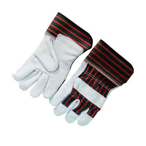 Guantes de trabajo de cuero de vaca superventas alta exigencia mejor fabricación protección de manos nueva llegada mejores guantes de trabajo - Product Image 4